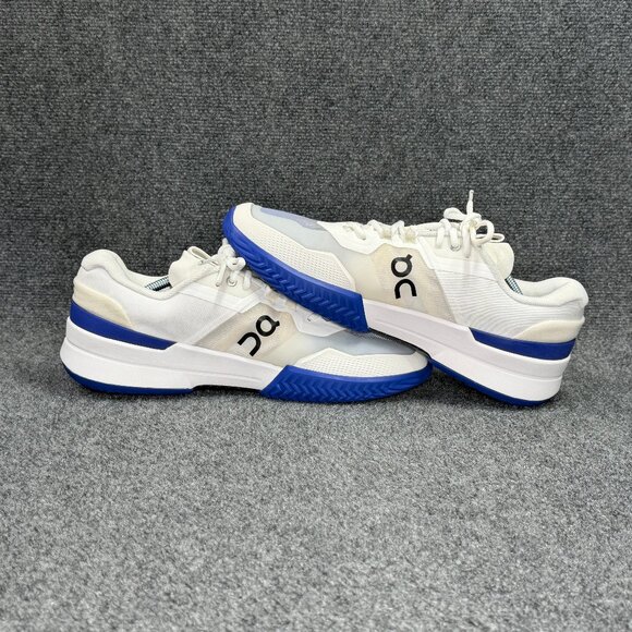 On Running THE ROGER Pro 2 Tennis Shoe Men 12.5 White Indigo Athletic Pickleball main image 4